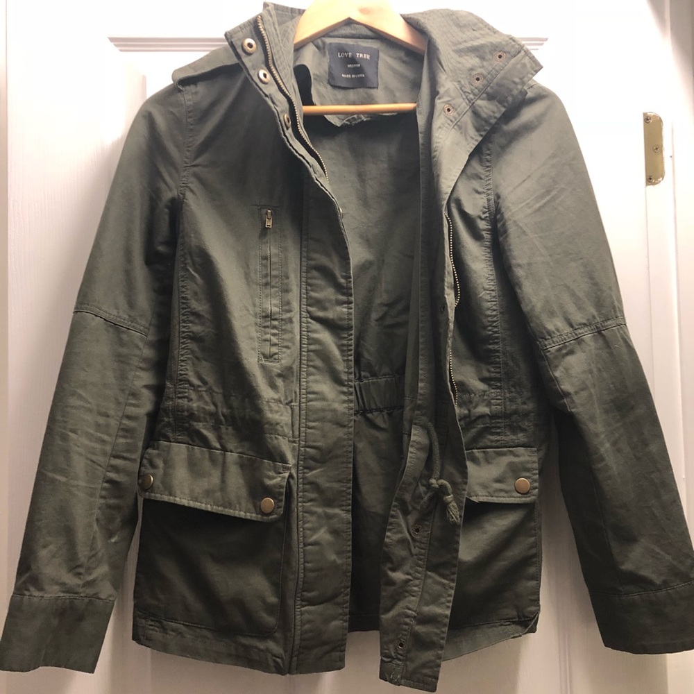 Army green jacket
